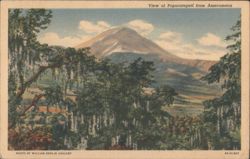 View of Popocatepetl from Amecameca Postcard