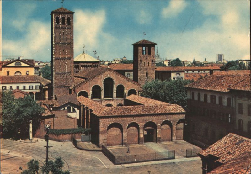 Piazza Sant' Ambrogio, Milano Italy