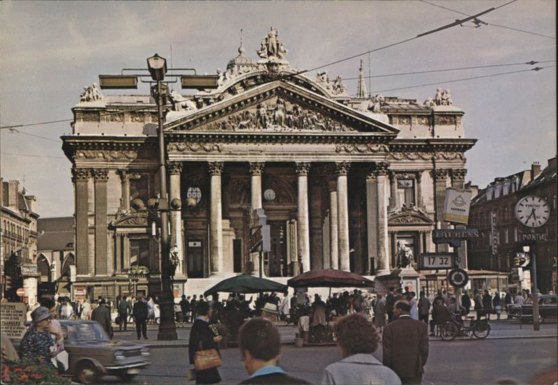 Bruxelles Place de la Bourse Beursplein Belgium