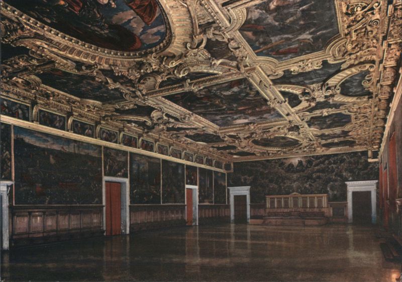 Palazzo Ducale, Sala del Maggior Consiglio, Venezia Italy