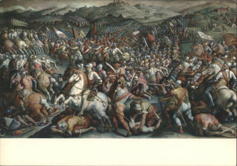Firenze Palazzo Vecchio - Vasari's Battle of Marciano Italy