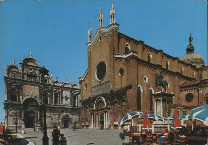 Campo & Church of SS. John and Paul Venezia Italy