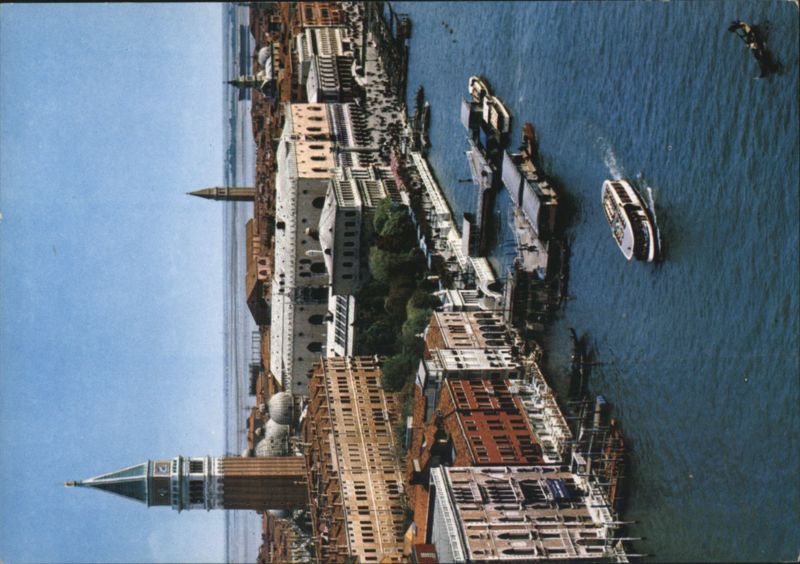 St. Mark's Campanile and Basin, Venice Venezia Italy