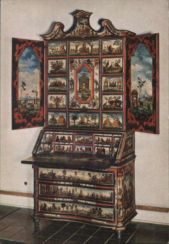 Decorated 'Arte Povera' Cabinet, Sforzesco Castle Milan Italy