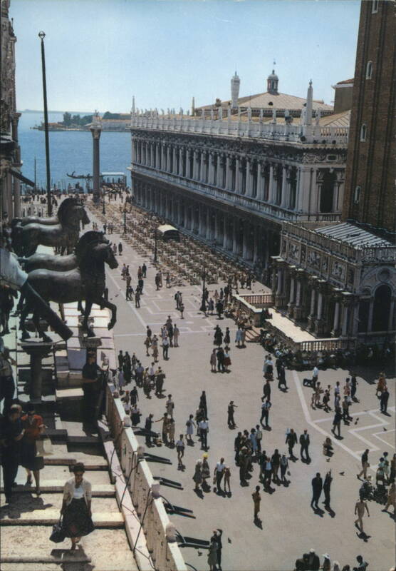 Piazzetta S. Marco, Doge's Palace & Horses, Venice Venezia Italy
