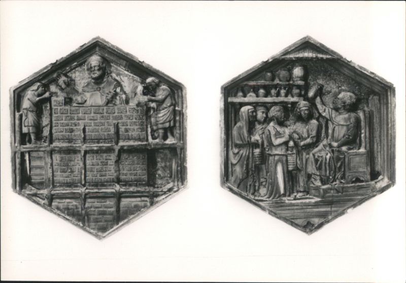 Giotto Bell Tower Panels: Medicine & Art of Building Firenze Italy