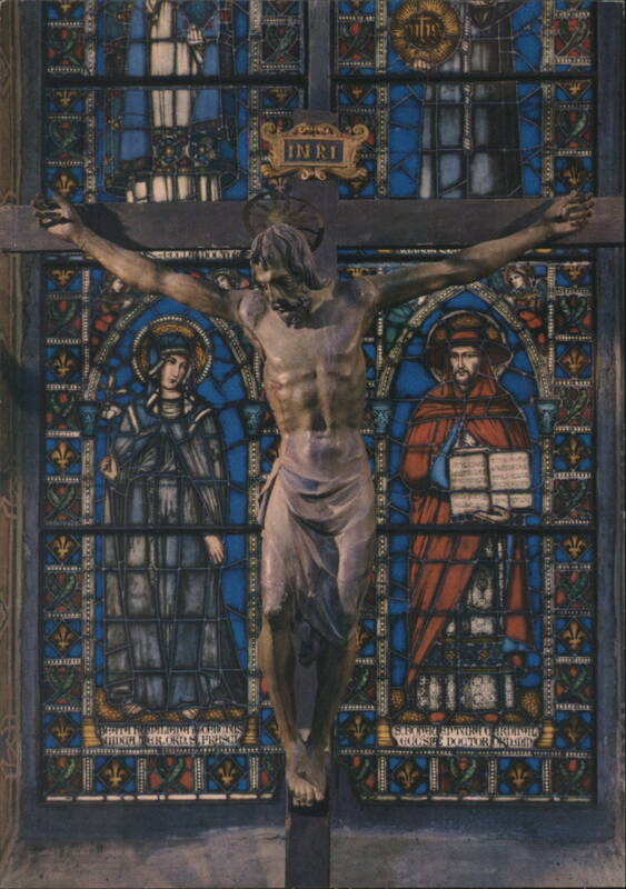 Donatello's Wooden Crucifix, Basilica di Santa Croce Firenze Italy
