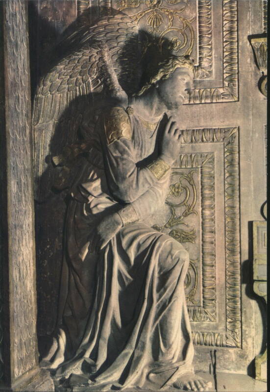 Donatello's The Angel, Annunciation, Basilica di S. Croce Firenze Italy