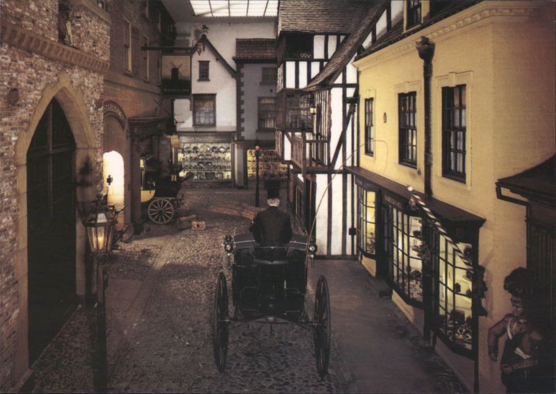 York Castle Museum Kirkgate Victorian Street Scene United Kingdom