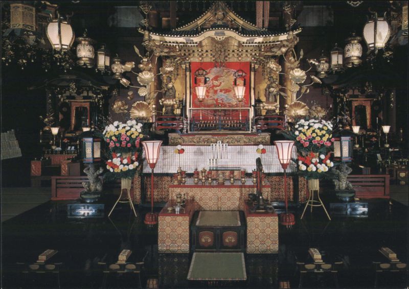 Senso-ji Temple Main Altar, Largest in Japan, Kannon Image Tokyo