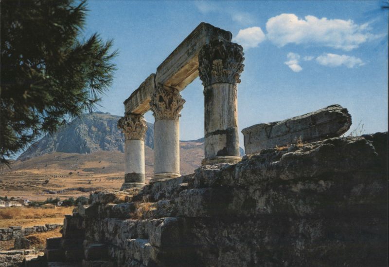 Corinth, Ancient Temple Ruins, Greece Greece, Turkey, Balkan States