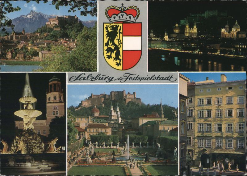 Salzburg Festspielstadt, Kapuzinerberg, Mirabell, Mozart's Home Austria