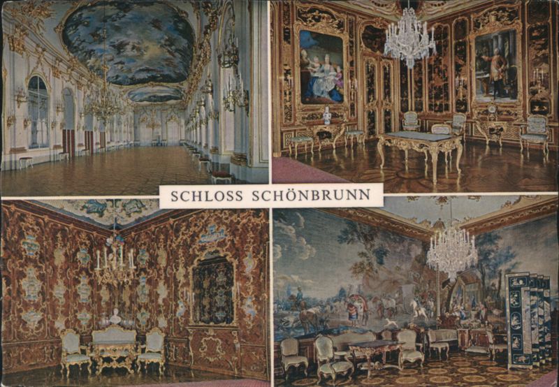 Schönbrunn Palace Vienna: Great Gallery, Millions, Old Lacquer, Napoleon Wien Austria
