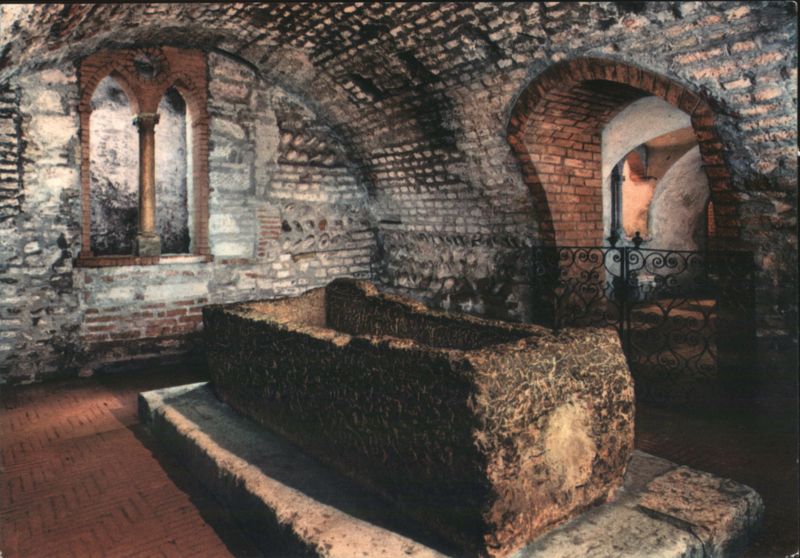 Juliet's Tomb, Crypt Interior Verona Italy