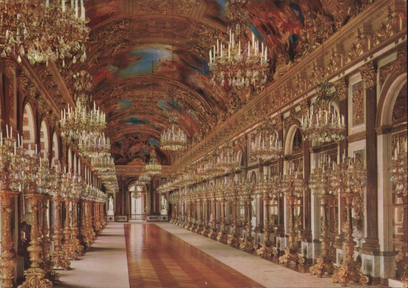 Königsschloss Herrenchiemsee Great Gallery of Mirrors Germany