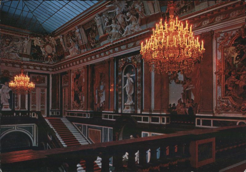 Royal Castle Herrenchiemsee Stairway of Illumination Germany