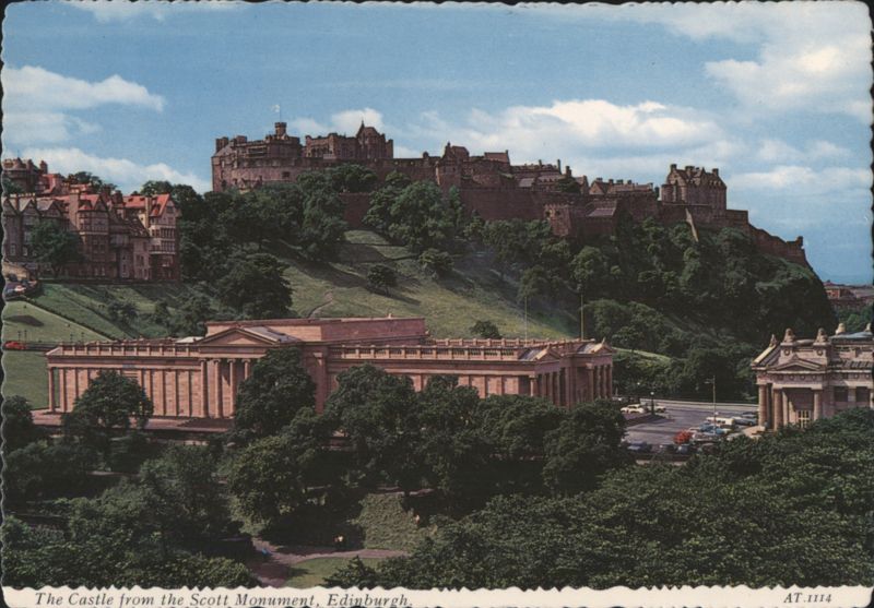 The Castle from the Scott Monument, Edinburgh Scotland