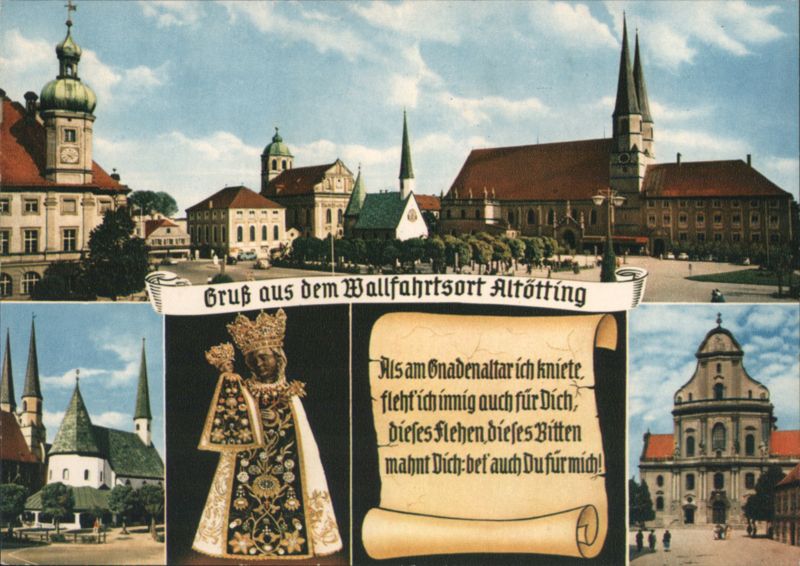 Altötting Pilgrimage Site, Black Madonna, Churches Germany