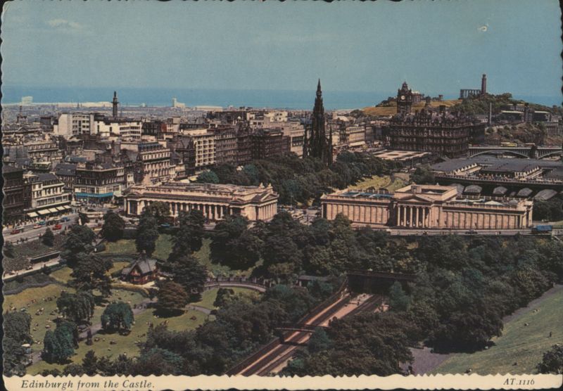 Edinburgh from the Castle Scotland