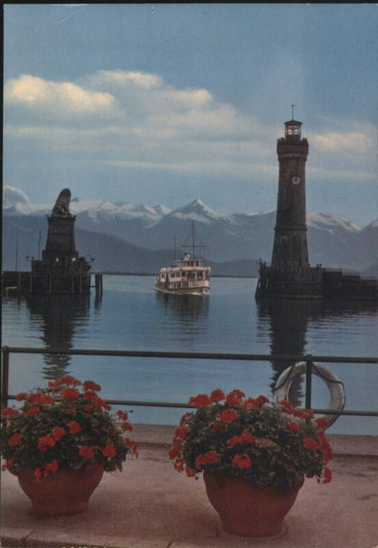 Lindau Harbor Entrance, Lake Constance Germany