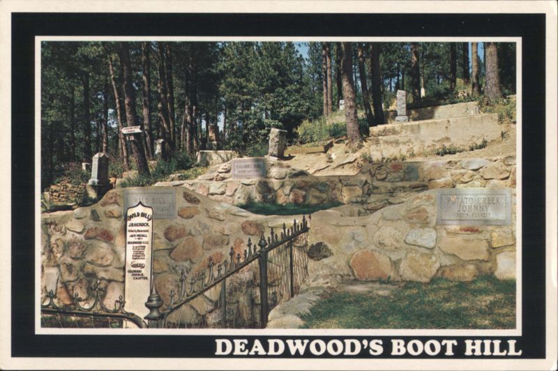 Deadwood's Boot Hill, Wild Bill & Calamity Jane Graves South Dakota