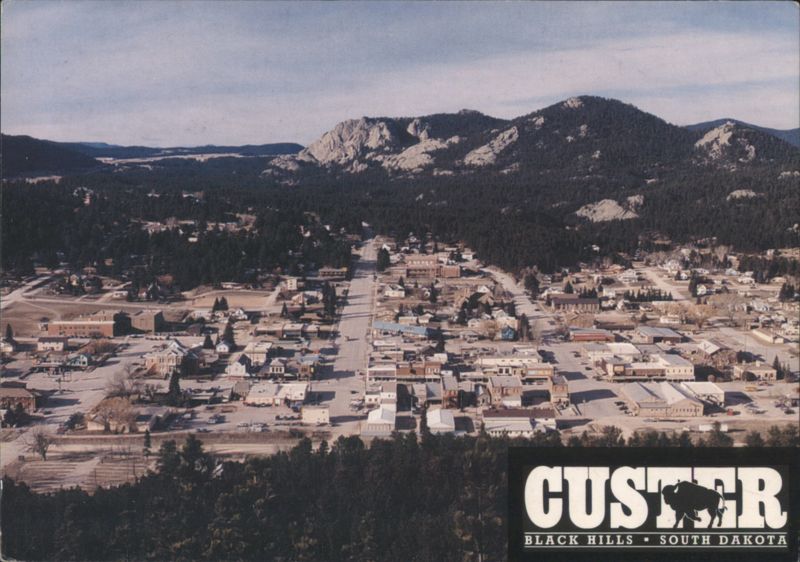 Custer, South Dakota - Black Hills Aerial View Deb Waite