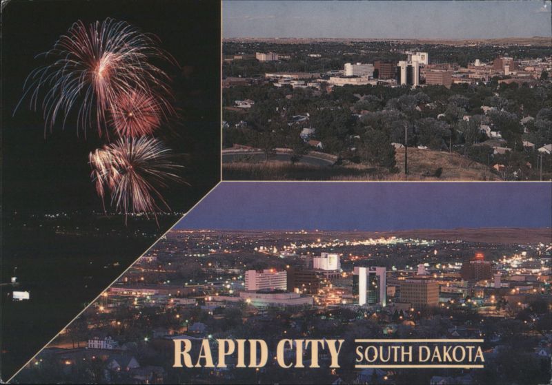 Rapid City, South Dakota City Views, Day & Night, Fireworks