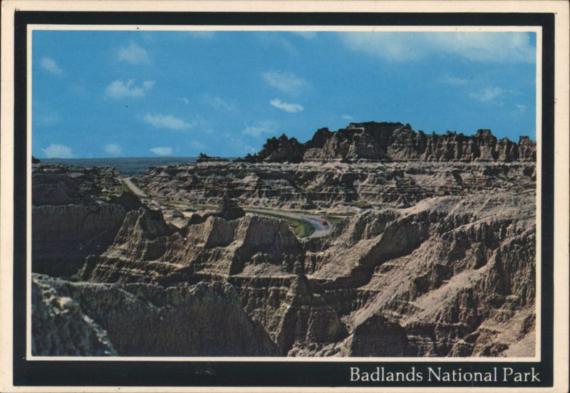 Badlands National Park Winding Road Rock Formations SD South Dakota