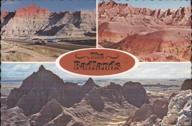 The Badlands, South Dakota - 3 Views