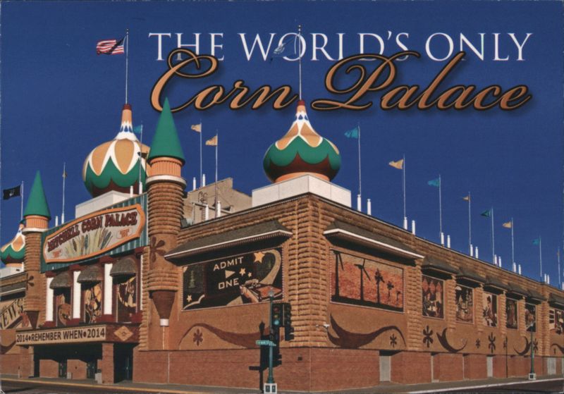 The World's Only Corn Palace Mitchell South Dakota