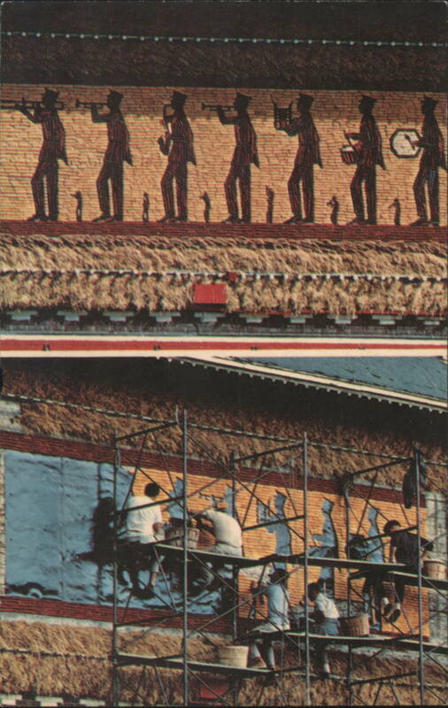 Mitchell Corn Palace Redecoration, Marching Band Panels South Dakota