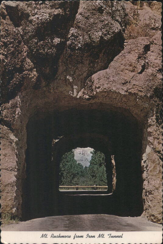 Mt. Rushmore from Iron Mt. Tunnel, Black Hills, SD South Dakota