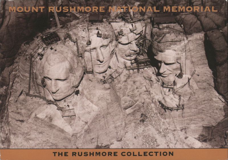 Mount Rushmore National Memorial Construction 1941 Keystone South Dakota