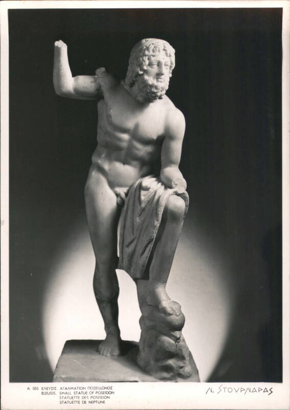 Eleusis Statuette of Poseidon, N. Stournaras Greece