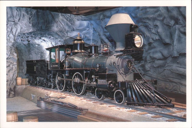 Central Pacific No. 1 Governor Stanford Locomotive Sacramento California