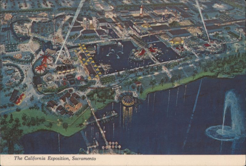California Exposition, Sacramento Aerial View