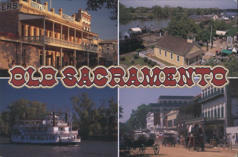 Old Sacramento Gold Rush Era Historic District California