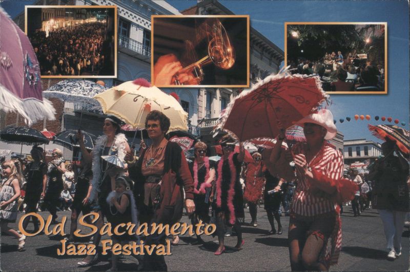 Old Sacramento Jazz Festival, Parade California Tom Myers