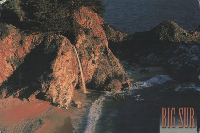 Big Sur McWay Falls Waterfall Pacific Coast California