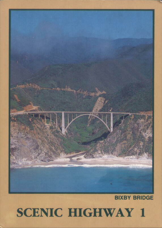 Bixby Bridge Scenic Highway 1 California R. A. Young