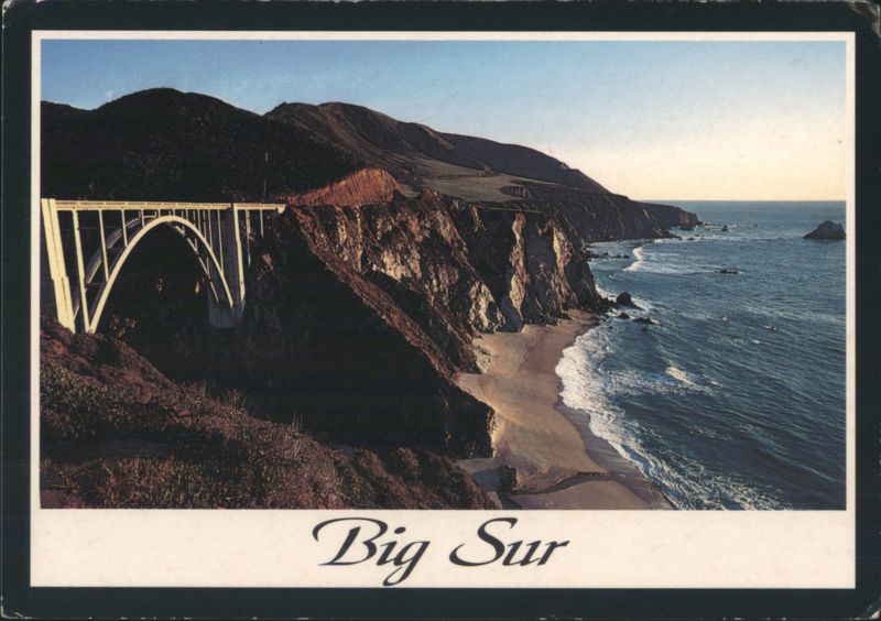 Big Sur Bixby Bridge, California Coastline David Garth