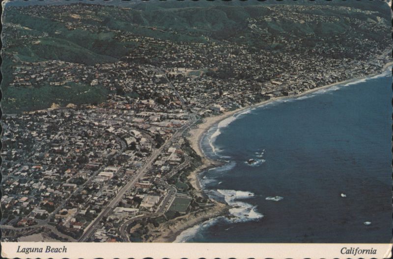 Aerial View Laguna Beach California Coastline Mike Roberts