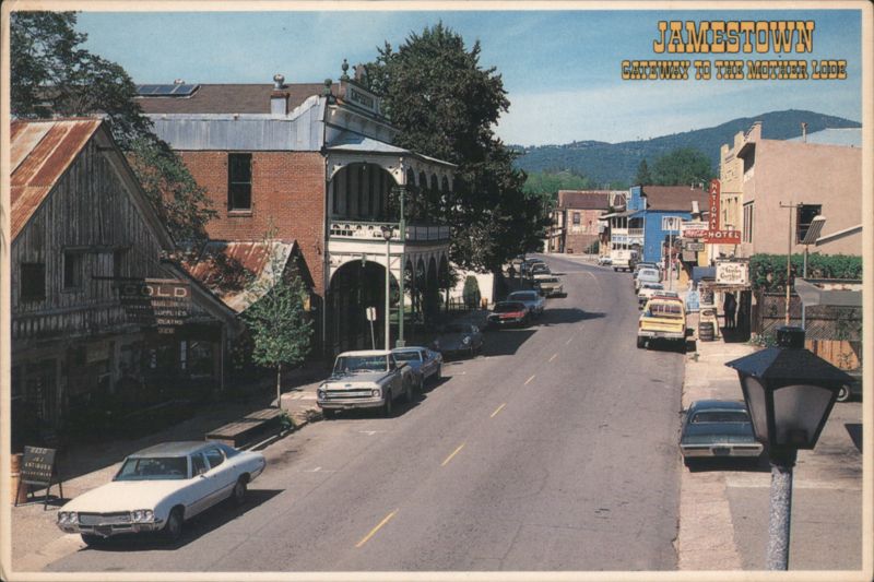 Jamestown, CA Main Street, Gateway to the Mother Lode California