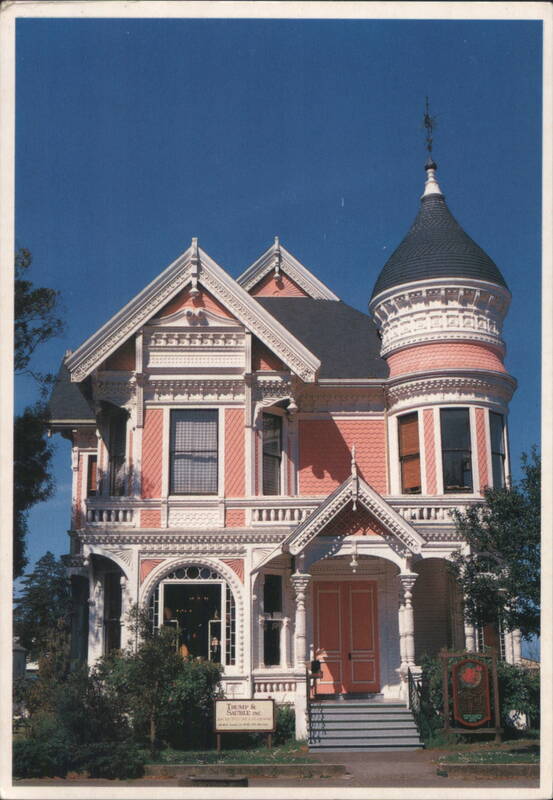 The Pink Lady, Old Town Eureka, Queen Anne Victorian California