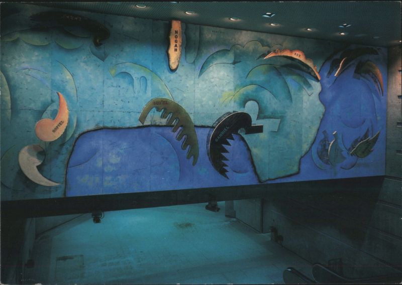Cynthia Carlson Relief Mural, Union Station, Los Angeles California