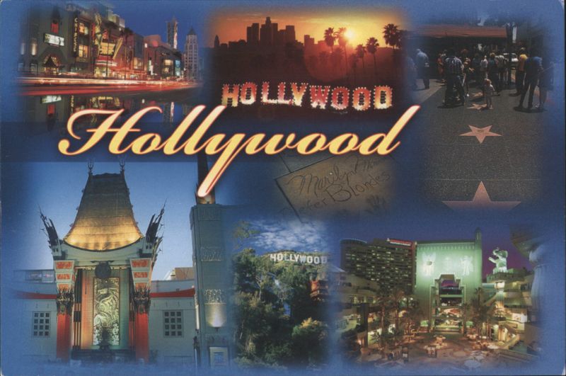 Hollywood California Landmarks & Walk of Fame Los Angeles