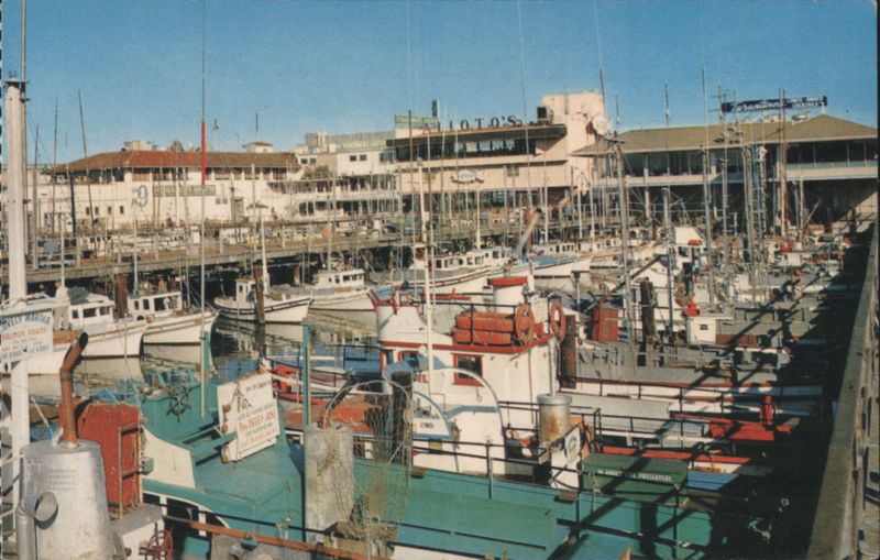 Fisherman's Wharf, San Francisco Fishing Boats & Piers California