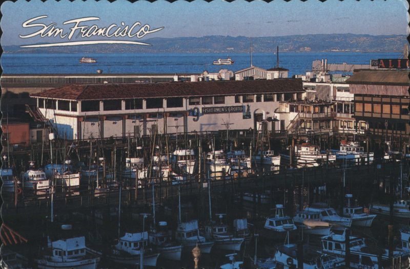 San Francisco Fisherman's Grotto No. 9, Fishing Boats California