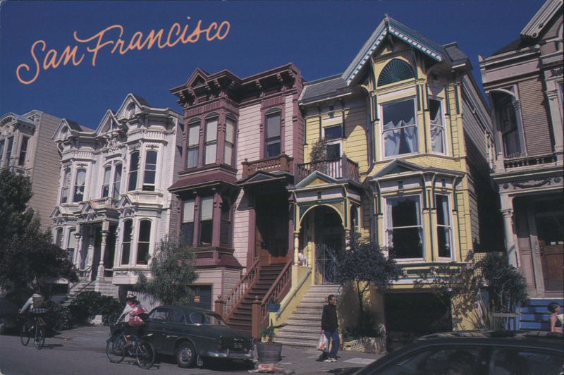 San Francisco Victorian Homes California PHIL MATTES