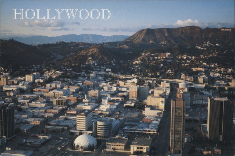 Hollywood, Sunset & Hollywood Blvds, Hollywood Fwy California
